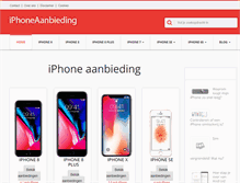 Tablet Screenshot of iphoneaanbieding.nl